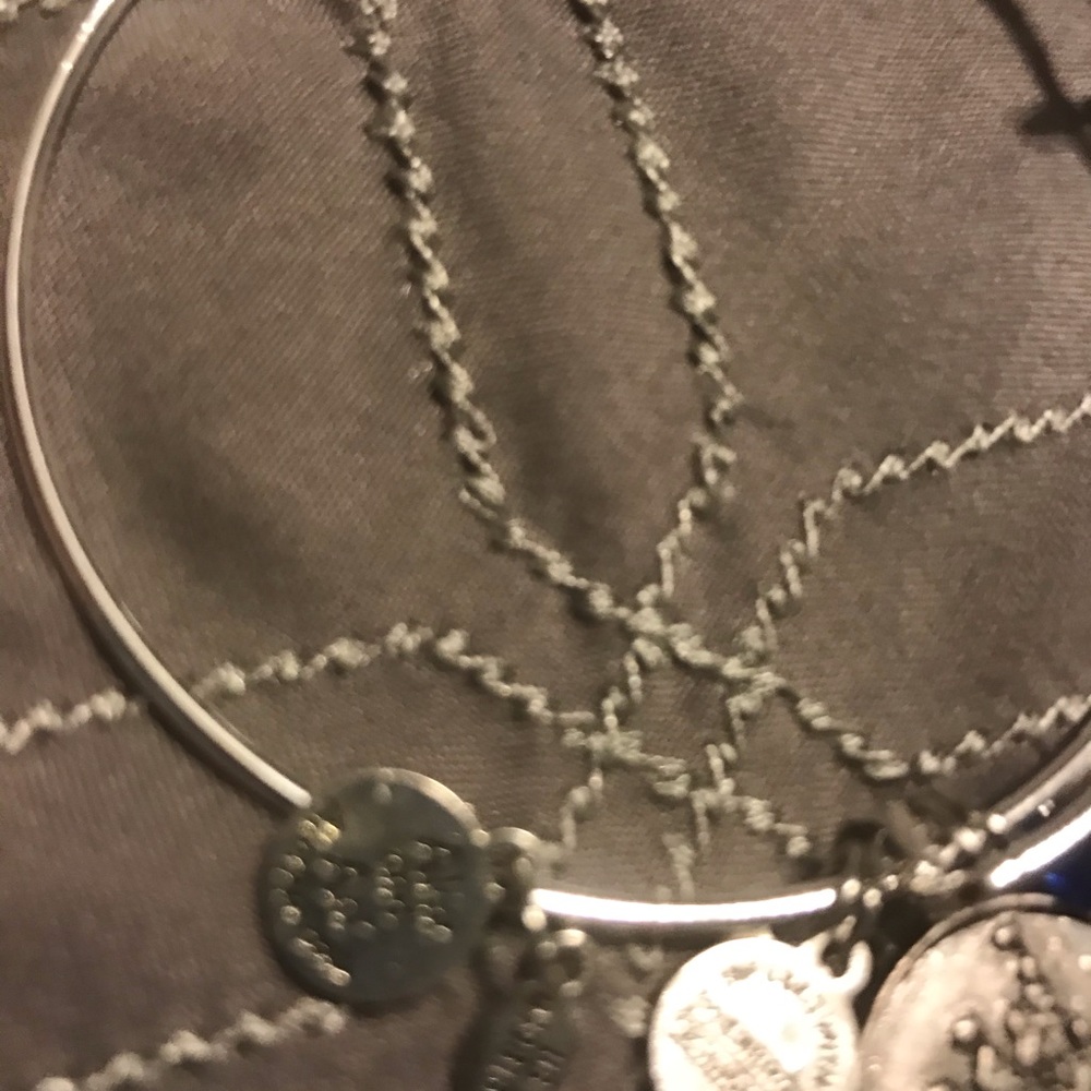 Alex and Ani Disneyland Silver Bracelet.